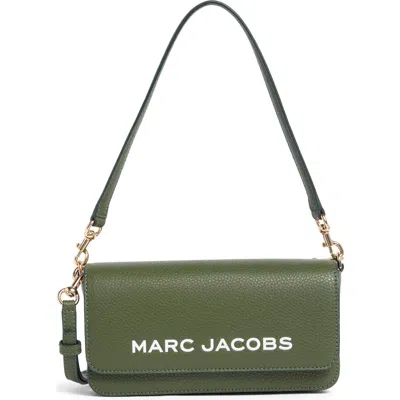 Marc Jacobs The Mini Leather Crossbody Bag In Green