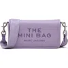 Marc Jacobs The Leather Mini Crossbody Bag In Lilac