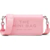 Marc Jacobs The Mini Leather Crossbody Bag In Pink