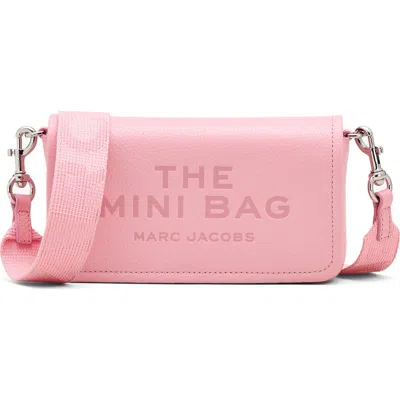 Marc Jacobs The Mini Leather Crossbody Bag In Pink