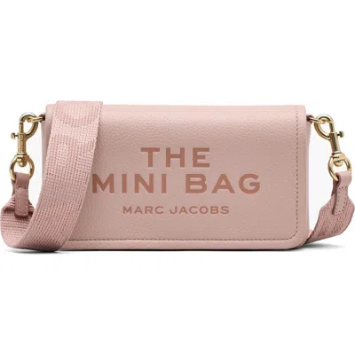 Marc Jacobs The Mini Leather Crossbody Bag In Pink