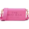 Marc Jacobs The Mini Bag Shoulder Bag In Rose-pink Leather In Pink