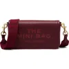 Marc Jacobs The Mini Leather Crossbody Bag In Red
