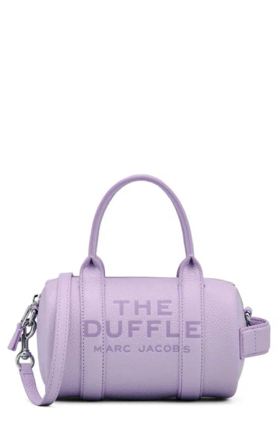Marc Jacobs The Mini Leather Duffle Bag In Purple