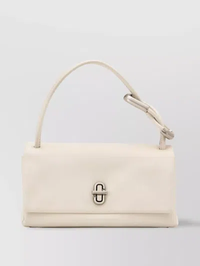 Marc Jacobs The Mini Leather Handbag With Dual Function In White