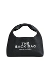 Marc Jacobs The Mini Sack Bag In Black/shiny Nickel