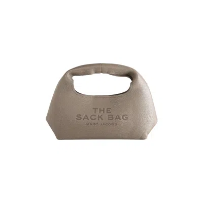 Pre-owned Marc Jacobs The Mini Leather Sack Bag 'cement' | Tan | Women's Size Onesize In Brown