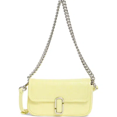 Marc Jacobs The Mini Leather Shoulder Bag In Yellow