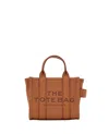 Marc Jacobs Leather The Mini Traveler Tote Bag In Brown