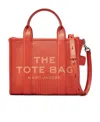 Marc Jacobs The Mini Tote Leather Bag In Red
