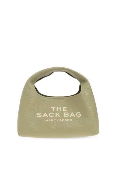 Marc Jacobs The Mini Logo Patch Sack Bag In Brown