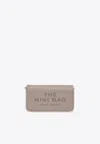 Marc Jacobs The Mini Marc Shoulder Bag In Beige