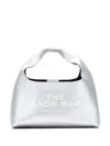 Marc Jacobs The Metallic Leather Mini Sack Bag In 银色
