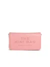 Marc Jacobs Mini Leather Crossbody Bag In Pink