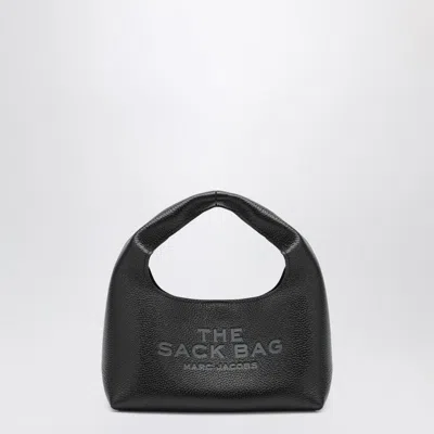 Marc Jacobs The Mini Sac Bag In Black Fullgrain Leather