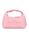 Marc Jacobs Textured Leather Mini Sack Handbag In Pink
