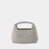 Marc Jacobs White Leather Mini The Sack Bag Handbag