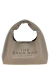 Marc Jacobs The Sack Mini Leather Hobo Bag In Gray