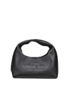 Marc Jacobs The Mini Sack Bag In Black Leather In Black