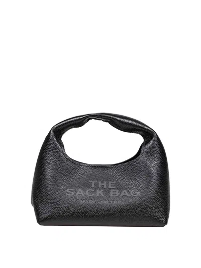 Marc Jacobs The Mini Sack Bag In Black Leather