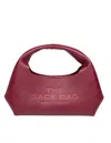 Marc Jacobs The Mini Sack Bag In Cherry Leather In Burgundy