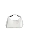 Marc Jacobs The Mini Sack Bag Leather In Silver