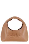 Marc Jacobs The Micro Grain Leather Crossbody Sack In Brown