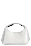 Marc Jacobs Women's The Sack Mini Leather Hobo Bag In Silver