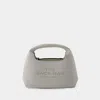 Marc Jacobs White Leather Mini The Sack Bag Handbag In White