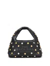 Marc Jacobs Mini Sack Bg The Glam Studs In Leather Color Black In 001 Black