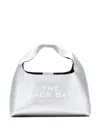 Marc Jacobs Women The Sack Mini Leather Hobo Bag In Silver