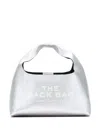 Marc Jacobs The Metallic Leather Mini Sack Bag In Silver