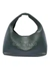 Marc Jacobs The Sack Mini Leather Hobo Bag In Gray