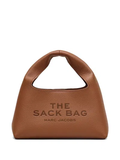 Marc Jacobs The Mini Sack Leather Handbag In Brown