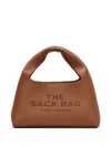 Marc Jacobs The Sack Micro Leather Top Handle Bag In Brown