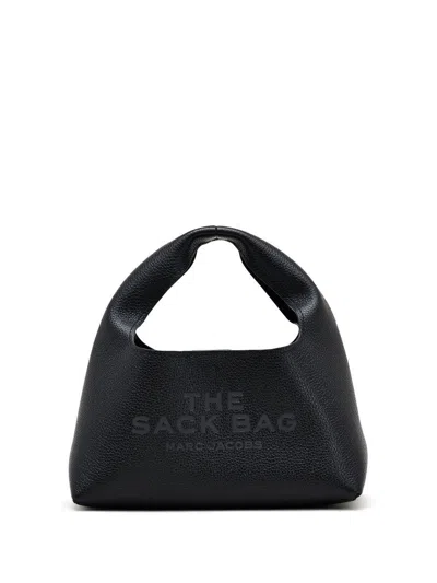 Marc Jacobs The Mini Sack Leather Tote Bag In Black