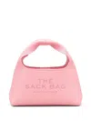 Marc Jacobs The Mini Sack Leather Tote Bag In Ribbon Pink