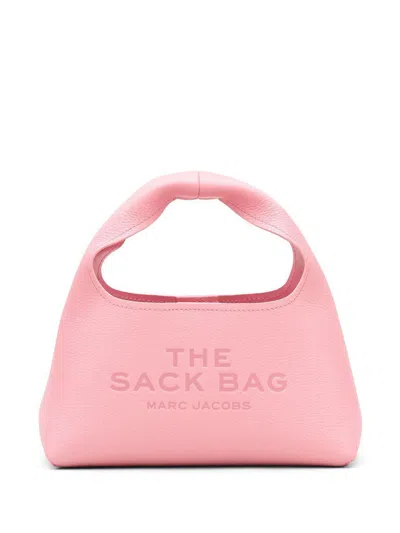 Marc Jacobs The Mini Sack Leather Tote Bag In Ribbon Pink