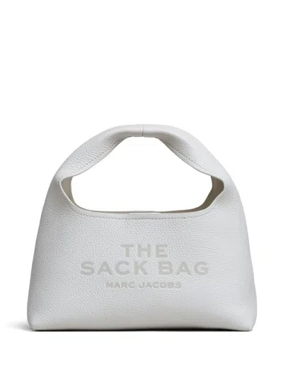 Marc Jacobs The Mini Sack Leather Tote Bag In White