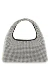 Marc Jacobs The Sack Crystal Embellished Mini Hobo Bag In Grey