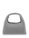 Marc Jacobs The Sack Crystal Embellished Mini Hobo Bag In Metallic