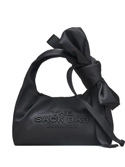 Marc Jacobs The Mini Sack Nylon Handbag In Black