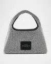 Marc Jacobs The Sack Rhinestone Embellished Top Handle Bag In Crystals