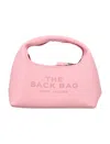 Marc Jacobs Textured Leather Mini Sack Handbag In Ribbon Pink