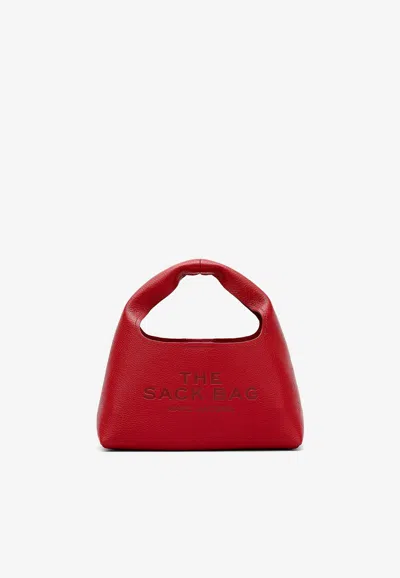 Marc Jacobs The Mini Sack Shoulder Bag In Red