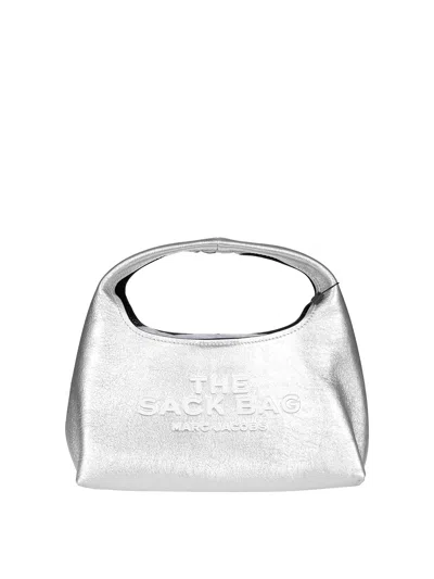 Marc Jacobs The Mini Sack In Silver
