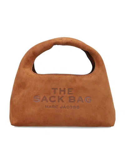 Marc Jacobs The Mini Sack Suede In Brown