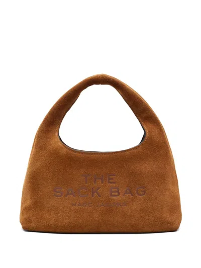 Marc Jacobs The Mini Sack Suede Leather Hobo Bag