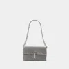 Marc Jacobs The Mini Shoulder Bag In Silver