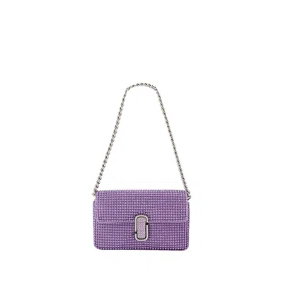MARC JACOBS MARC JACOBS THE MINI SHOULDER BAG - MESH - PURPLE
